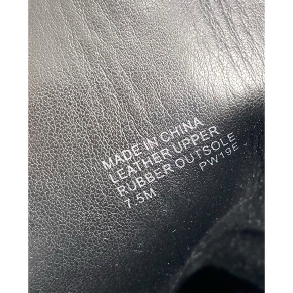 MICHAEL Michael Kors Womens Black Combat Boots Size 7.5 Lace Up Side Zip Logo - Picture 11 of 11